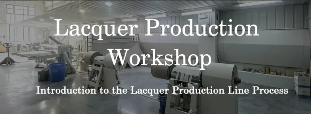 Lacquer Production Line Solution