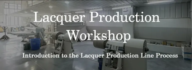 Lacquer Production Line Solution