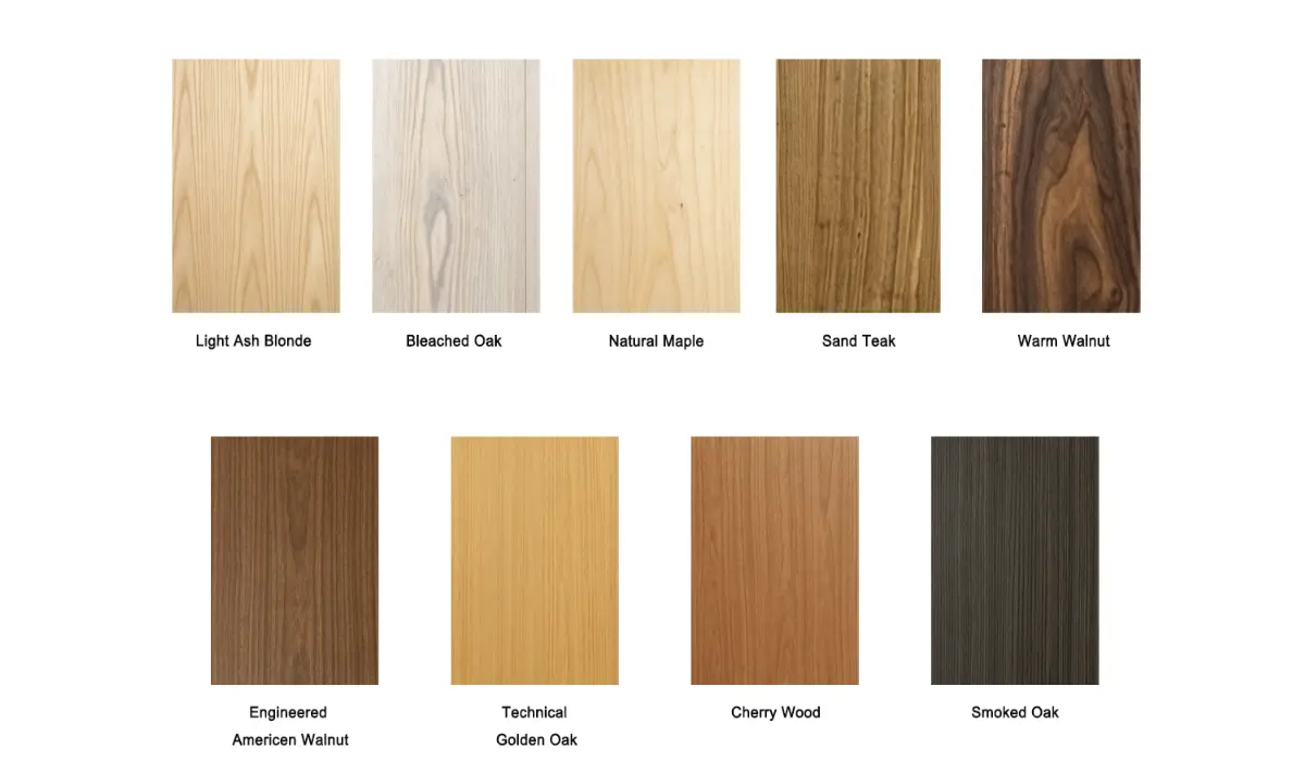 Wood Veneer Painted Door Panel Colors